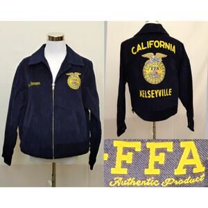 FFA Corduroy Jacket 1990's California Women's Large #Z5291